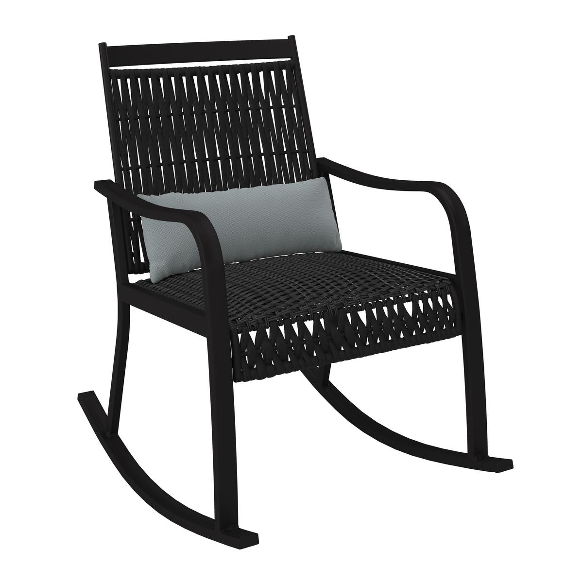 BALKÓNOVÁ ZOSTAVA MATHILDA - čierna/biela, Modern, kov/textil - Bessagi Garden