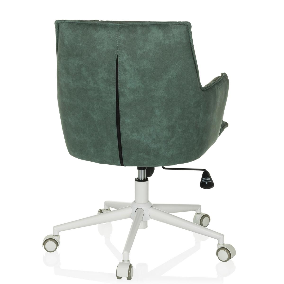 Drehstuhl Mintgrau B: 54 cm - Mintgrau/Weiß, MODERN, Kunststoff/Textil (54/85/70cm) - MID.YOU