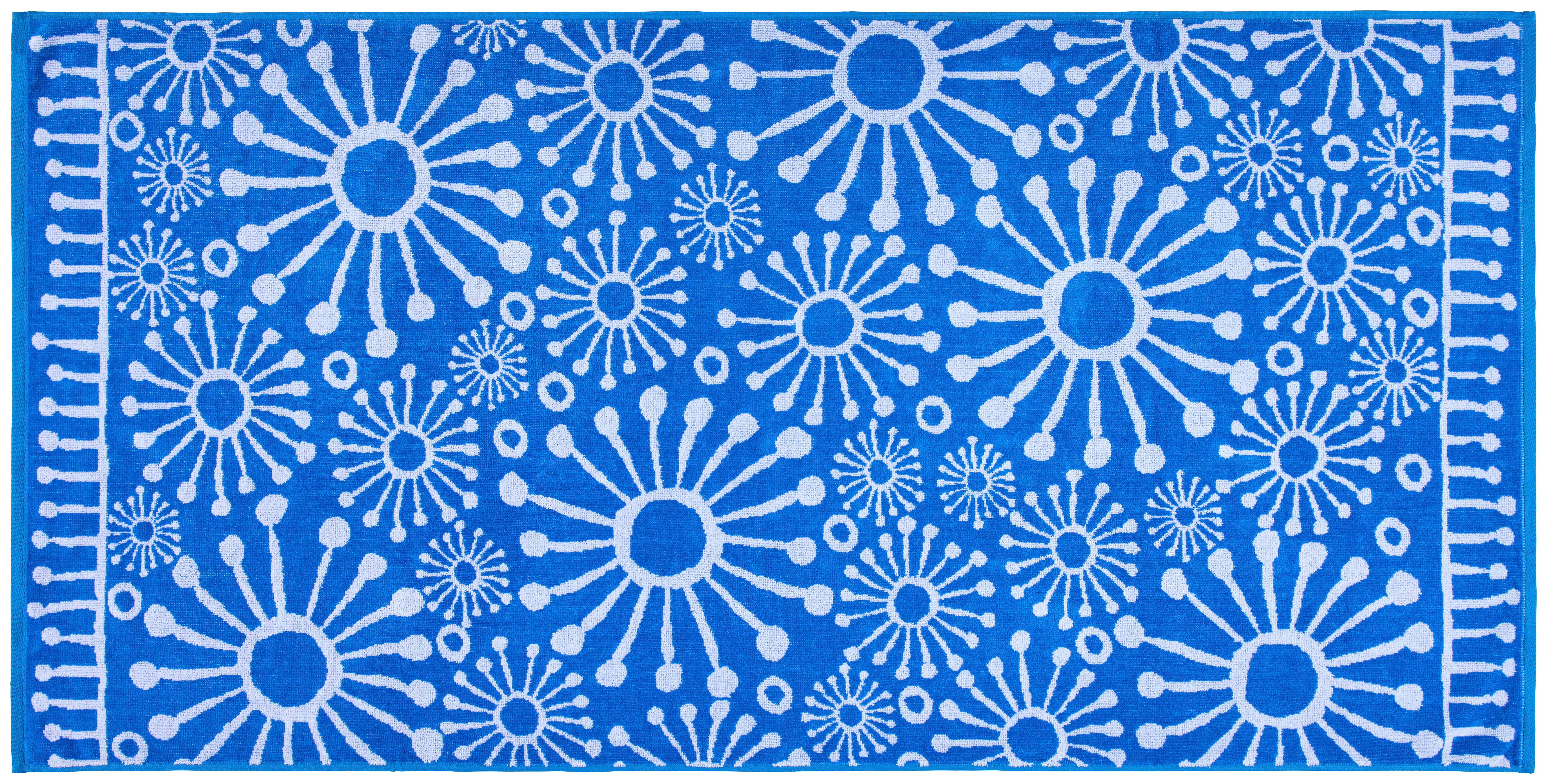 Strandtuch Miami - Blau, MODERN, Textil (75/150cm) - Luca Bessoni