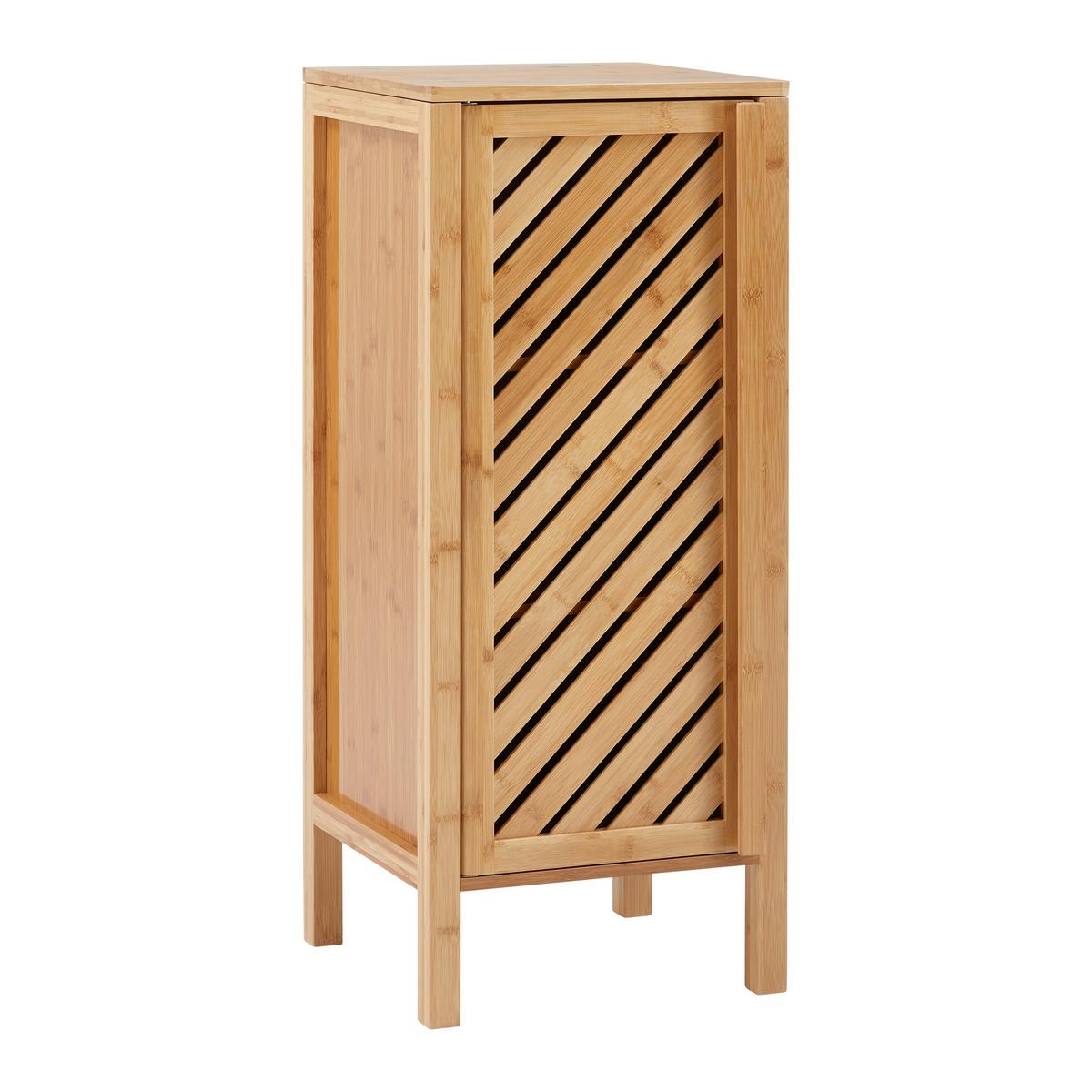 Regál do koupelny BONNY přírodní barvy - přírodní barvy, Moderní, přírodní materiály (35/85/36cm) - P & B