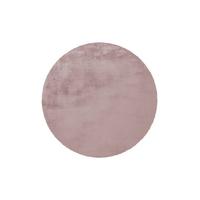 Hochflorteppich Rosa Rabbit Rund D: 160 cm - Rosa, Trend, Textil (160cm) - Kayoom