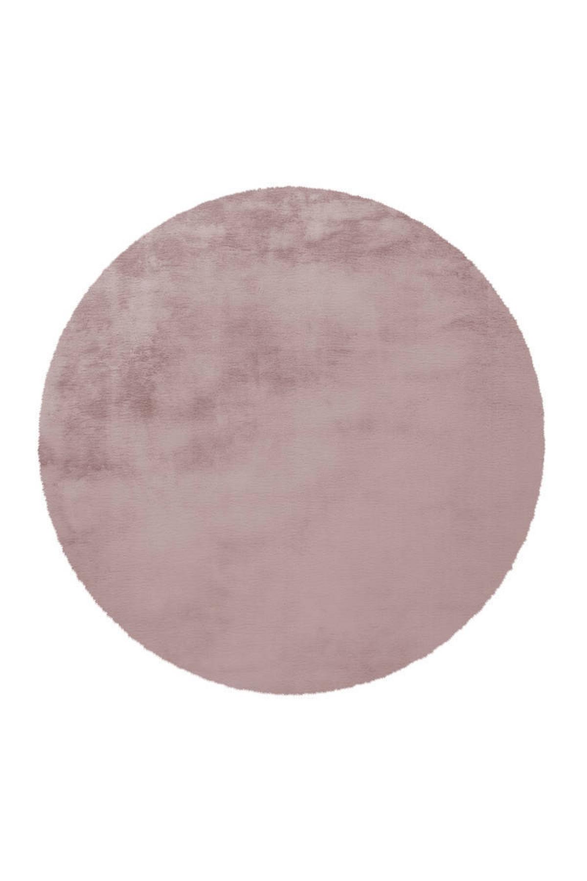 Hochflorteppich Rosa Rabbit Rund D: 160 cm - Rosa, Trend, Textil (160cm) - Kayoom