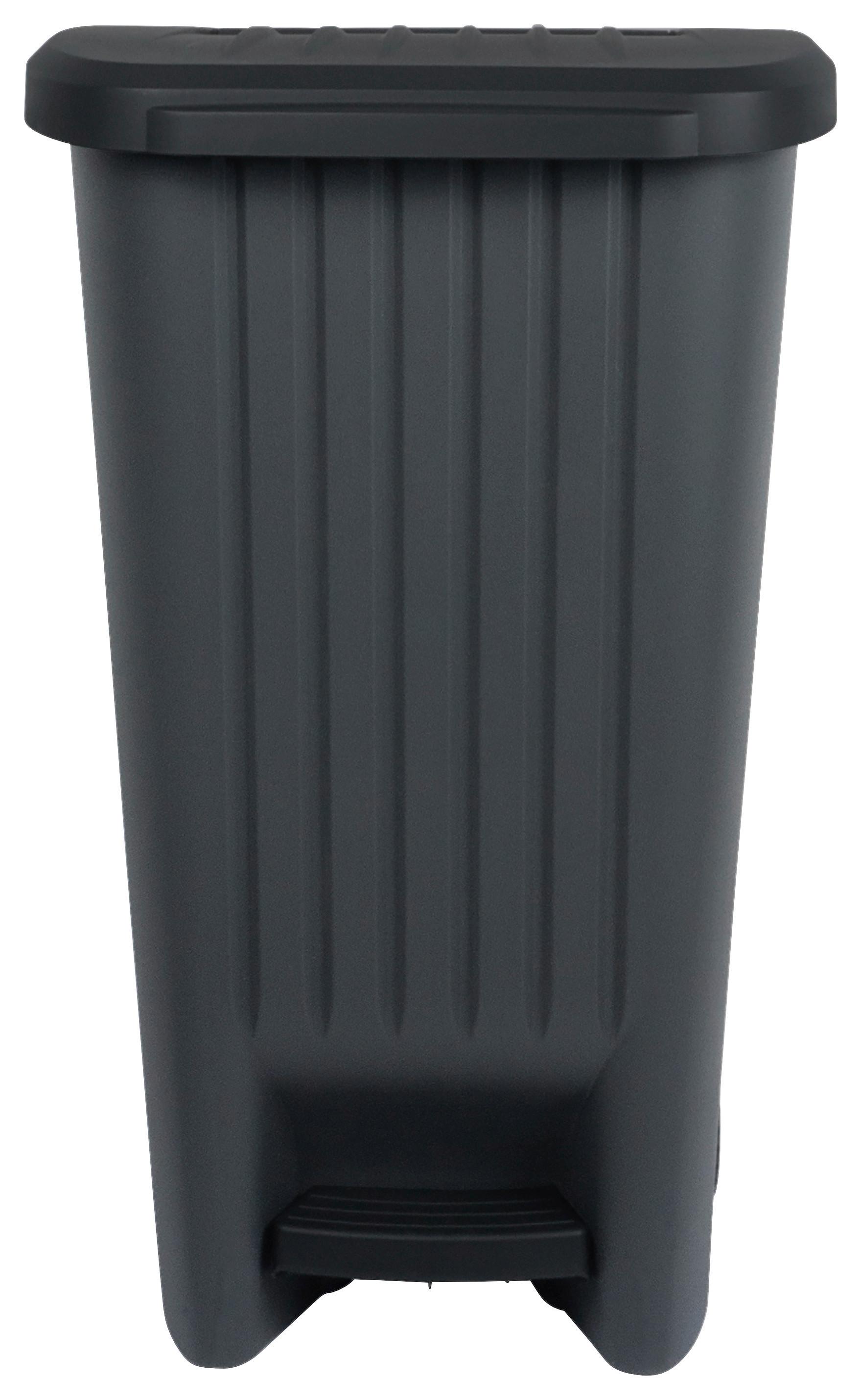 Kunststoff Grau 100l - Grau, Basics, Kunststoff (49/84/50cm)