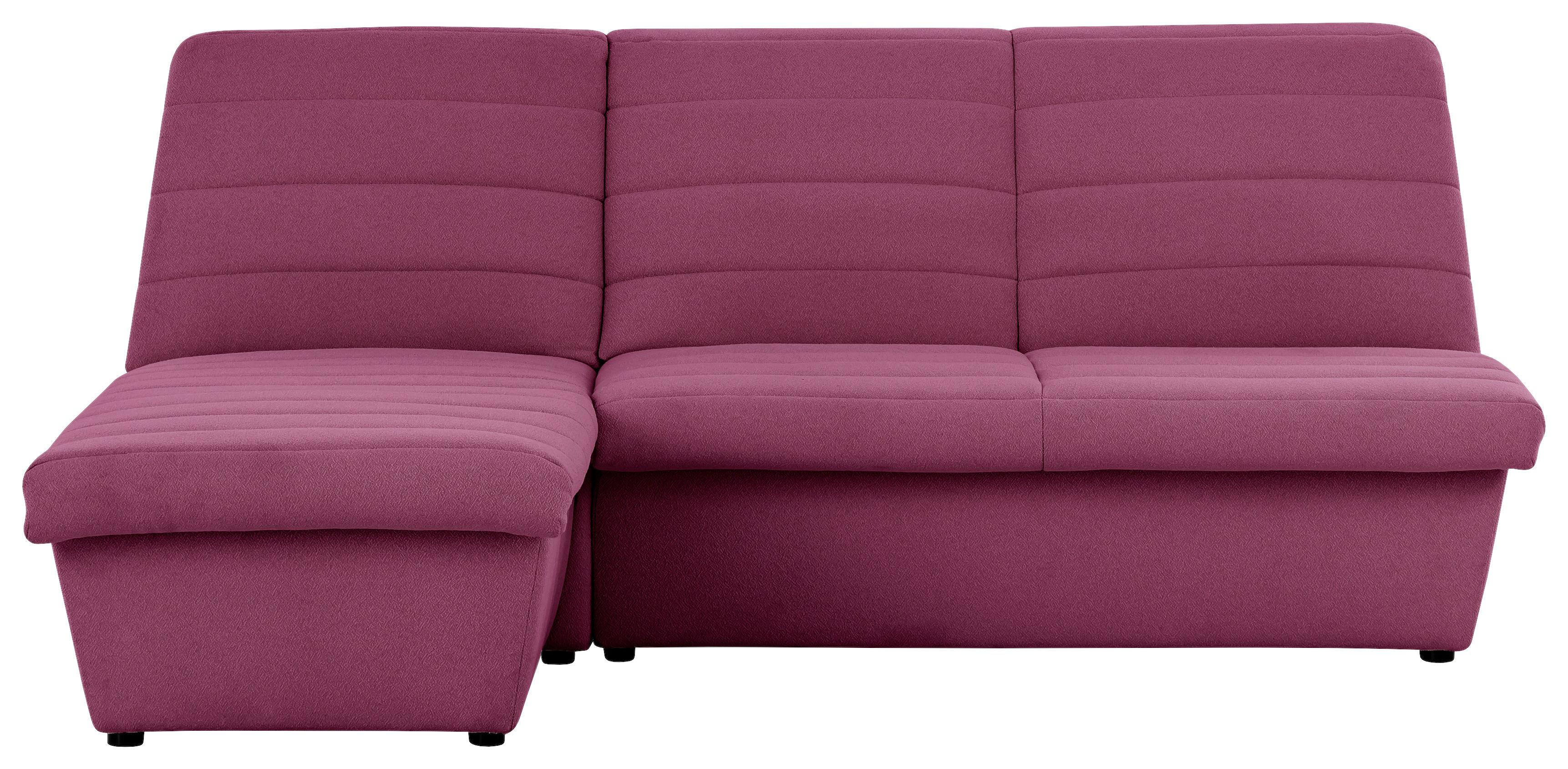 Ecksofa Looks Viii - Weinrot/Schwarz, Design, Textil (168/214cm) - LOOKS by W.Joop