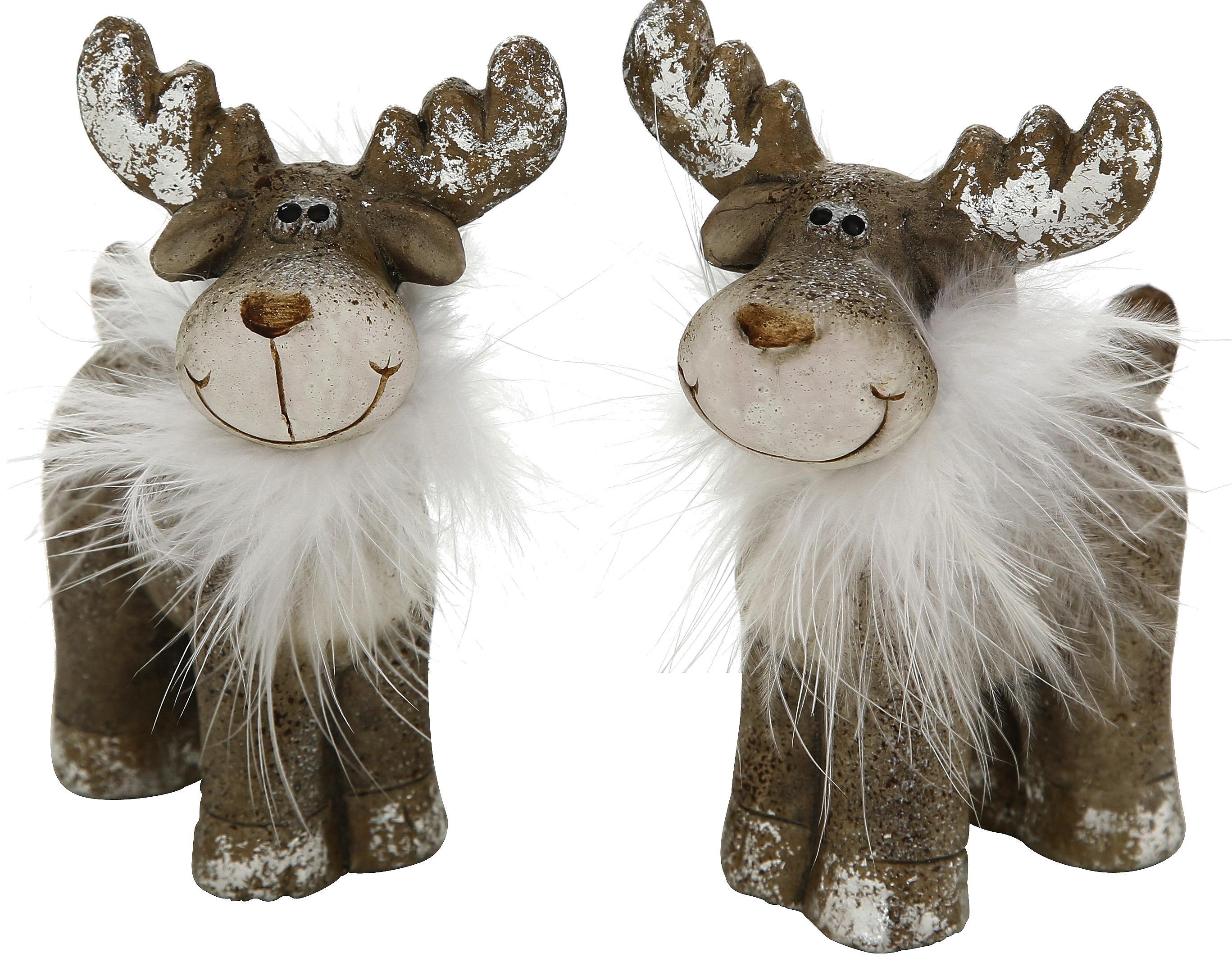 Dekor Szarvas Hannie - modern, Kerámia (7,5/5/10cm)