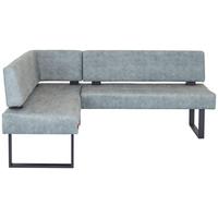 Eckbank Rab Ii - Schwarz/Grün, MODERN, Holz/Holzwerkstoff (160/200cm) - Ondega
