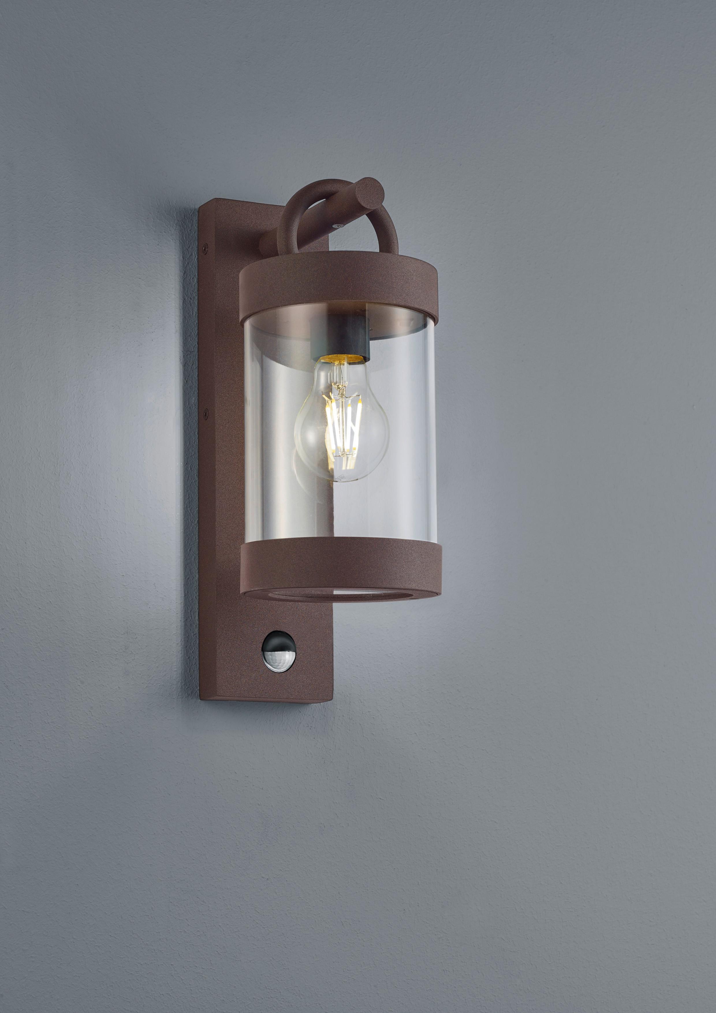 Außenwandleuchten Sambesi 28w Aluminium, Wandmontage - Rostfarben, Basics, Metall (12,5/33/18,6cm) - Trio Leuchten