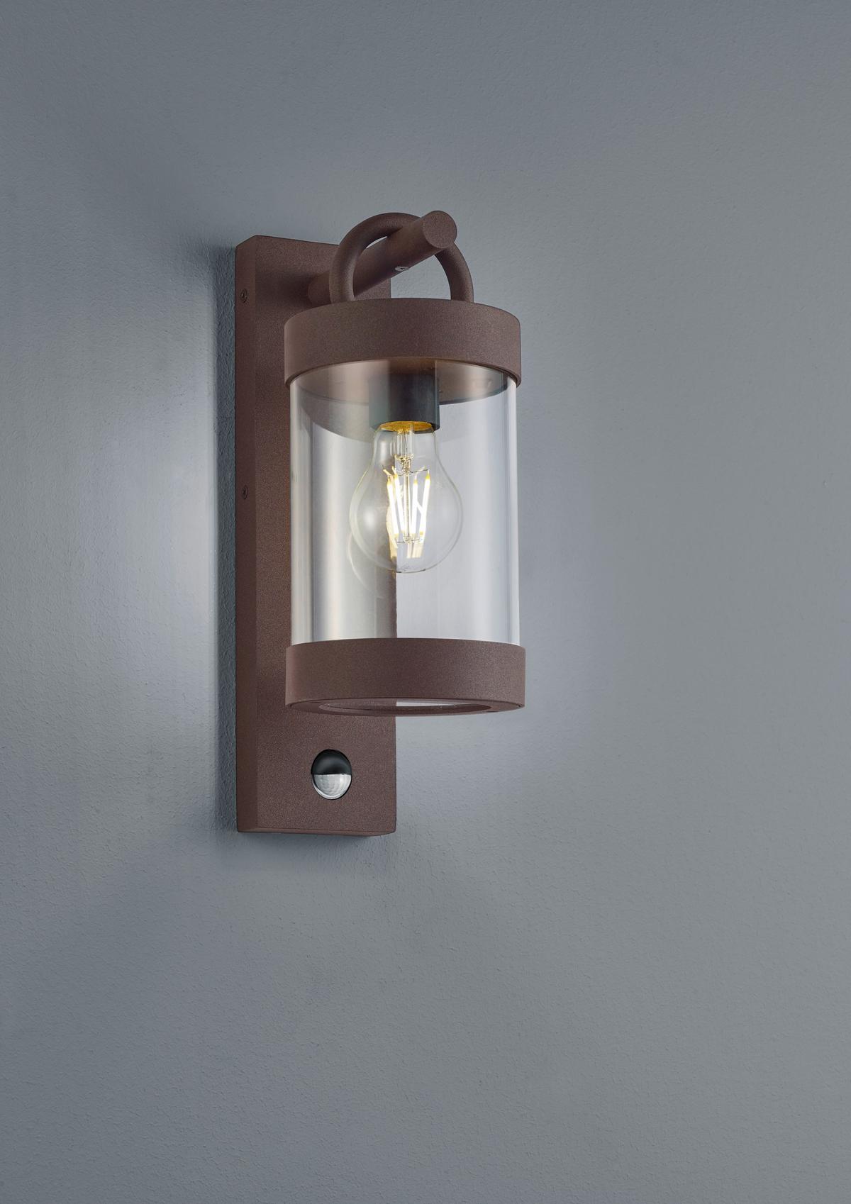 Außenwandleuchten Sambesi 28w Aluminium, Wandmontage - Rostfarben, Basics, Metall (12,5/33/18,6cm) - Trio Leuchten