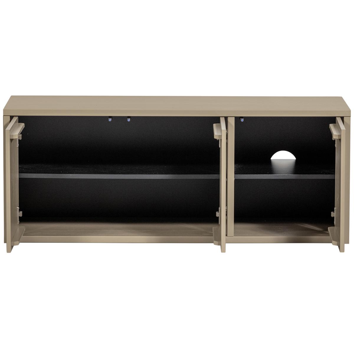 Lowboard Turner Schlammfarben B: 120cm - Schlammfarben, Design, Holz/Holzwerkstoff (120/47/44cm) - Livetastic