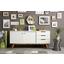 Komoda Sideboard Durham - bílá/přírodní barvy, Moderní, dřevo/dřevěný materiál (180/80/45cm) - Mömax modern living