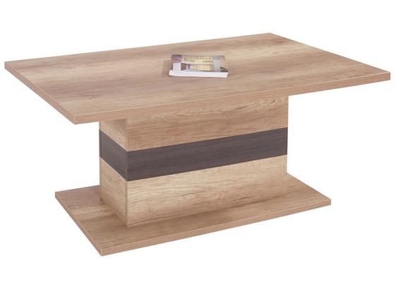 Konferenční Stolek Mali - tmavě hnědá/barvy dubu, Moderní, kompozitní dřevo (110/49/67cm) Konferenční Stolek Mali - tmavě hnědá/barvy dubu, Moderní, kompozitní dřevo (110/49/67cm)