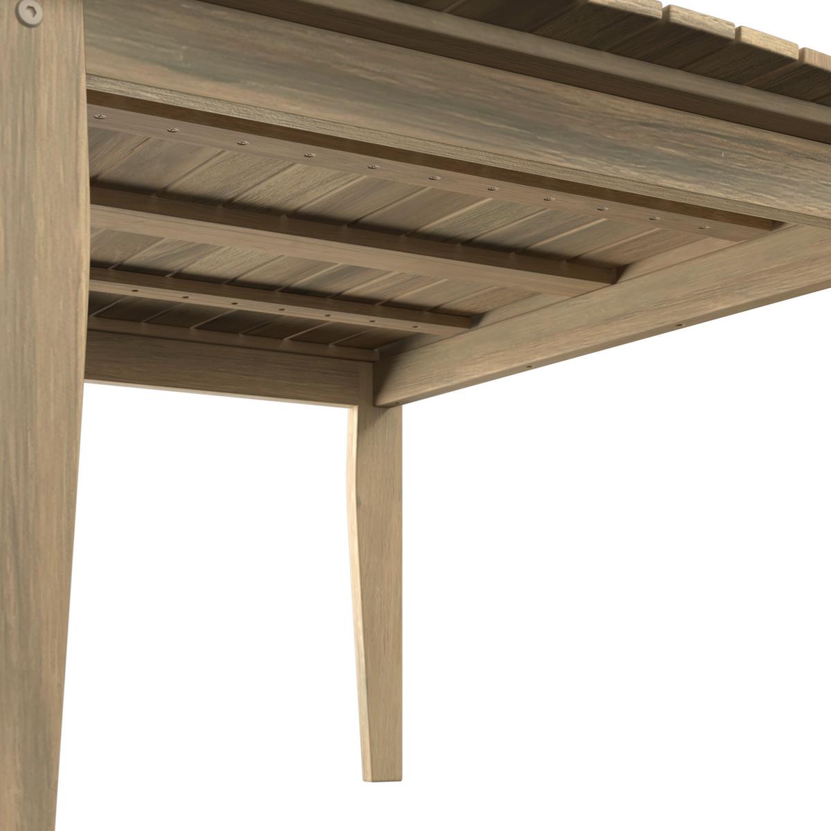 Loungegarnitur Birmingham - Grau/Akaziefarben, MODERN, Holz/Kunststoff (90/43/70cm) - Beldano