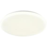 Stropní LED svítidlo Woter, Ø: 39cm, 18,5 Watt IP54 - bílá, Konvenční, kov/plast (39/6,5cm) - Mömax