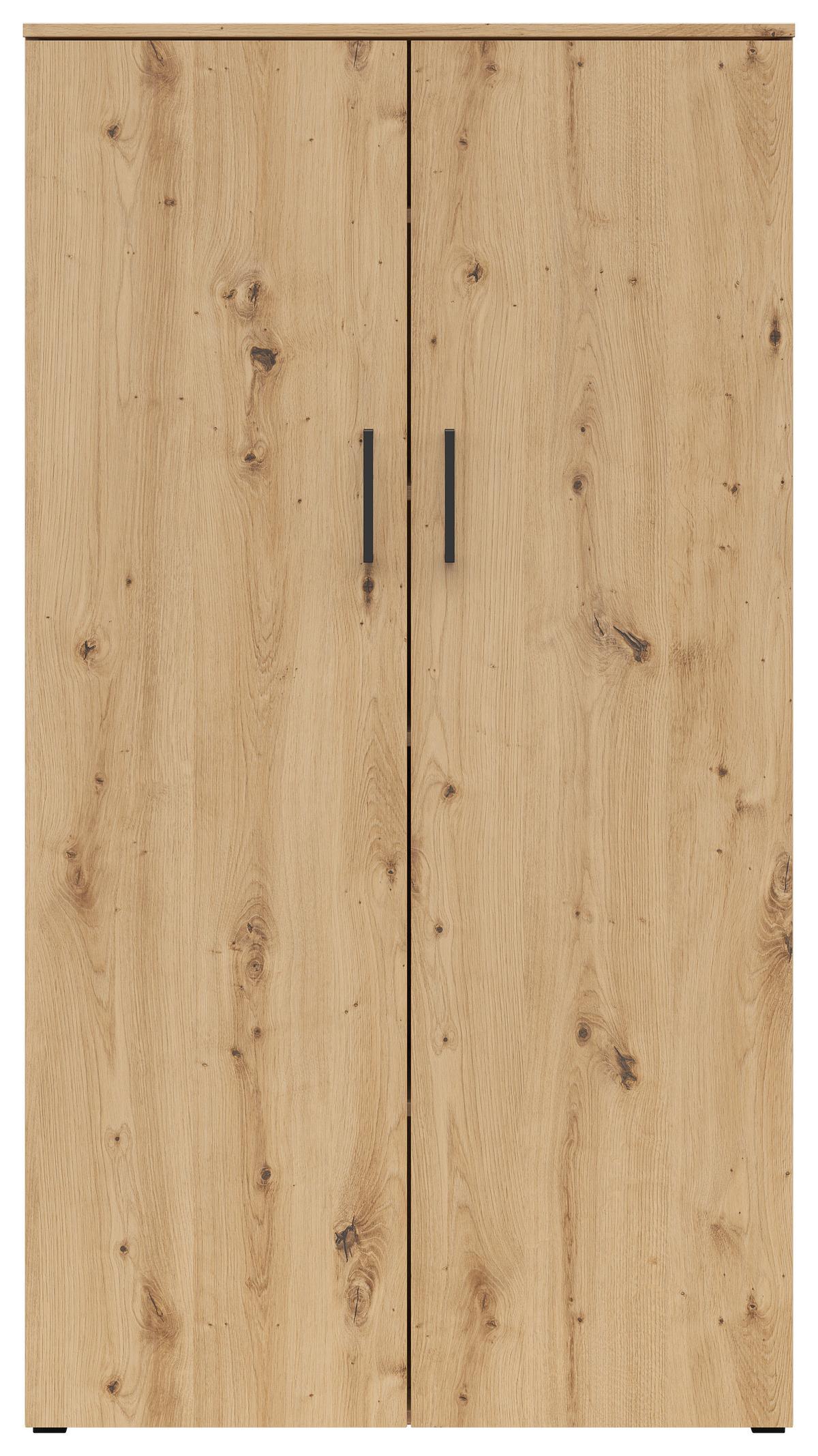SKRIŇA Multistauraum - čierna/dub artisan, Modern, kompozitné drevo/plast (80/147/40cm)