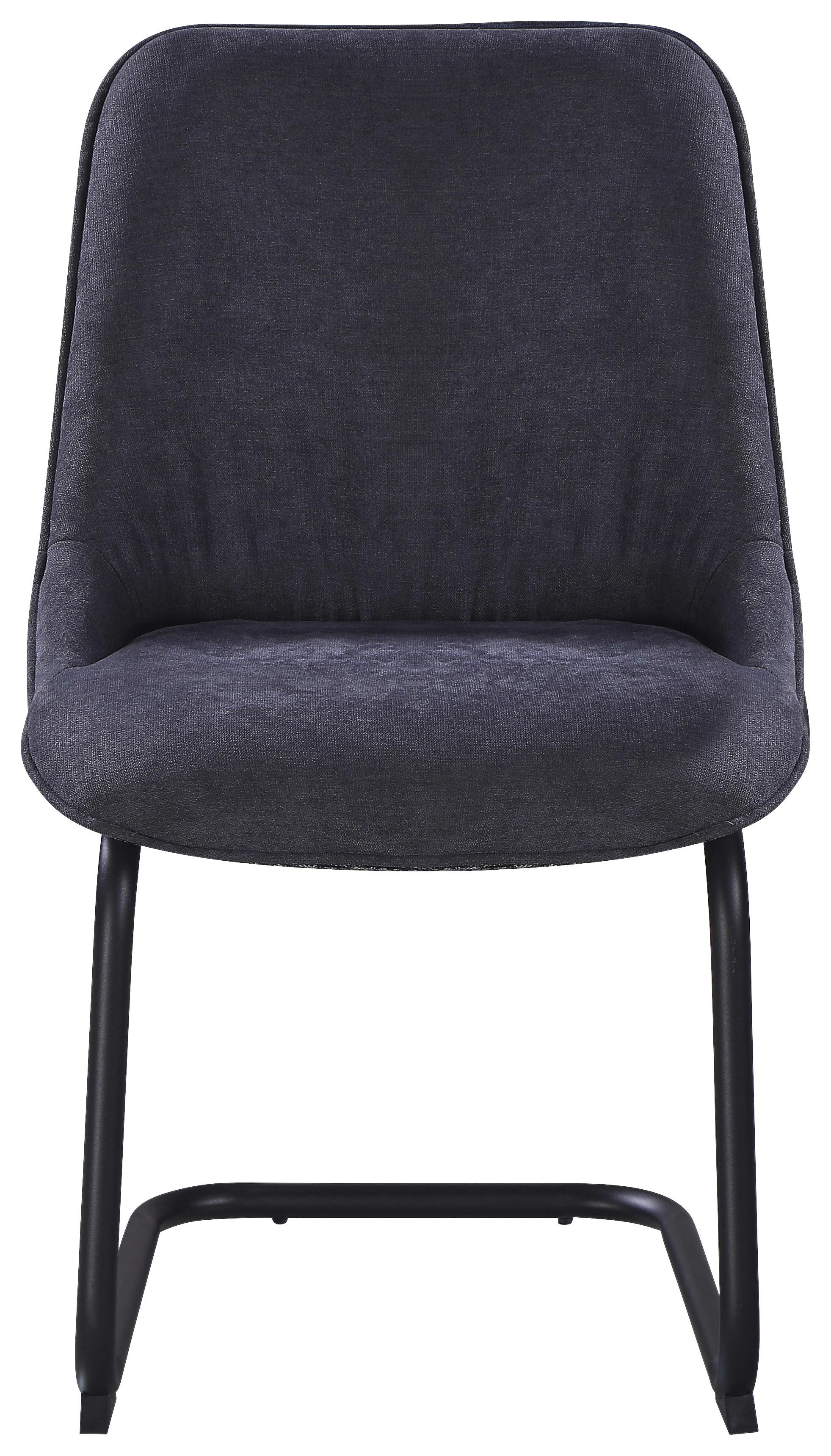 ŽIDLE NOVA - šedá/černá, Moderní, kov/textil (51/86/59cm) - Premium Living