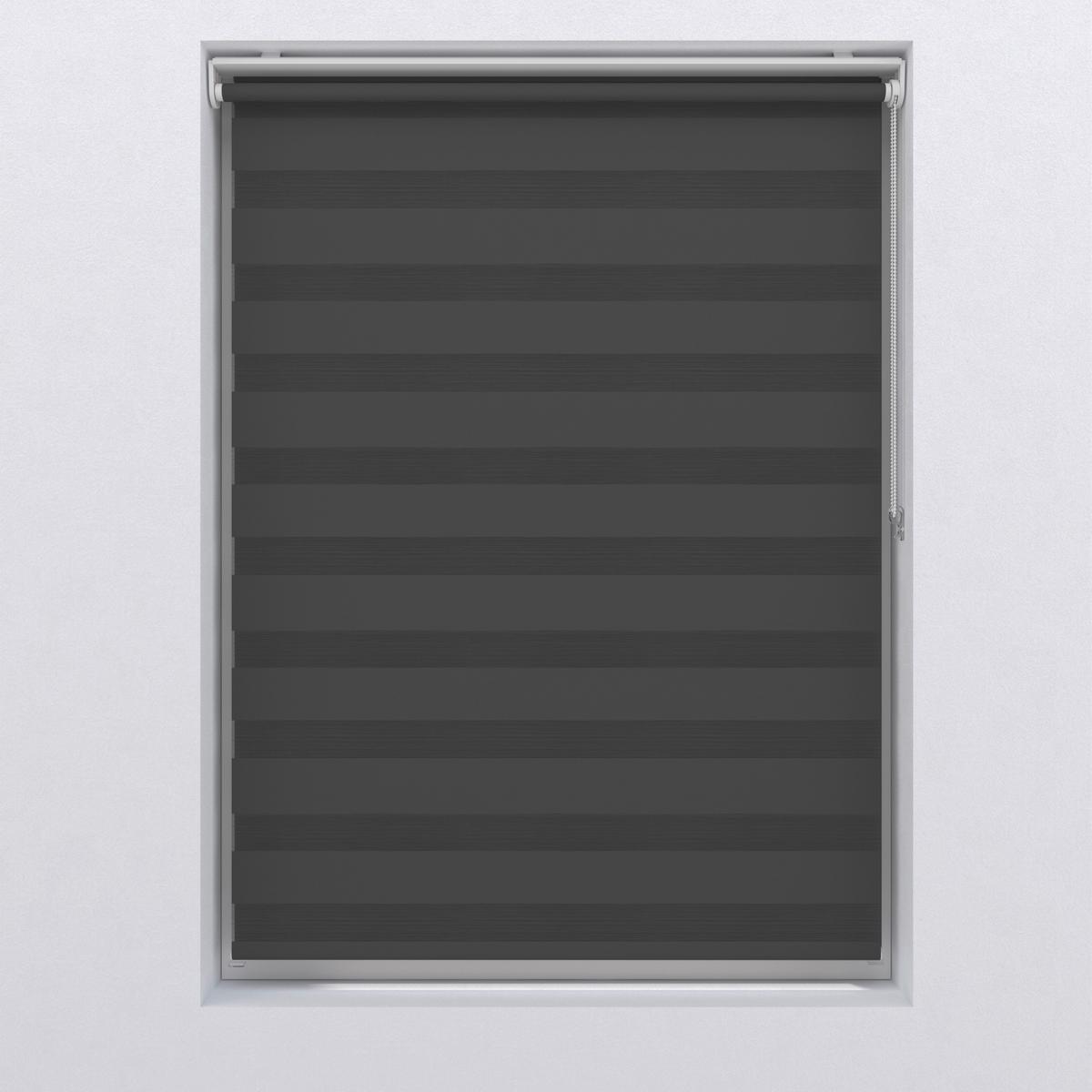 Doppelrollo 70x150 Cm Mit Kettenzug - Grau, Basics, Textil (70/150cm)