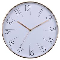 Wanduhr Naomi Versch. Designs, D: 30 Cm - Silberfarben, Basics, Kunststoff (30cm) - Ondega