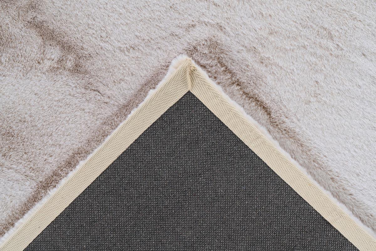 Hochflorteppich Saika 100 - Creme/Weiß, KONVENTIONELL, Textil (80/150cm)