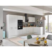 Eckküche Turin Weiss/eiche Dekor 370x175 Cm - Weiß/Eiche Artisan, Basics, Holzwerkstoff (370/175cm) - MID.YOU