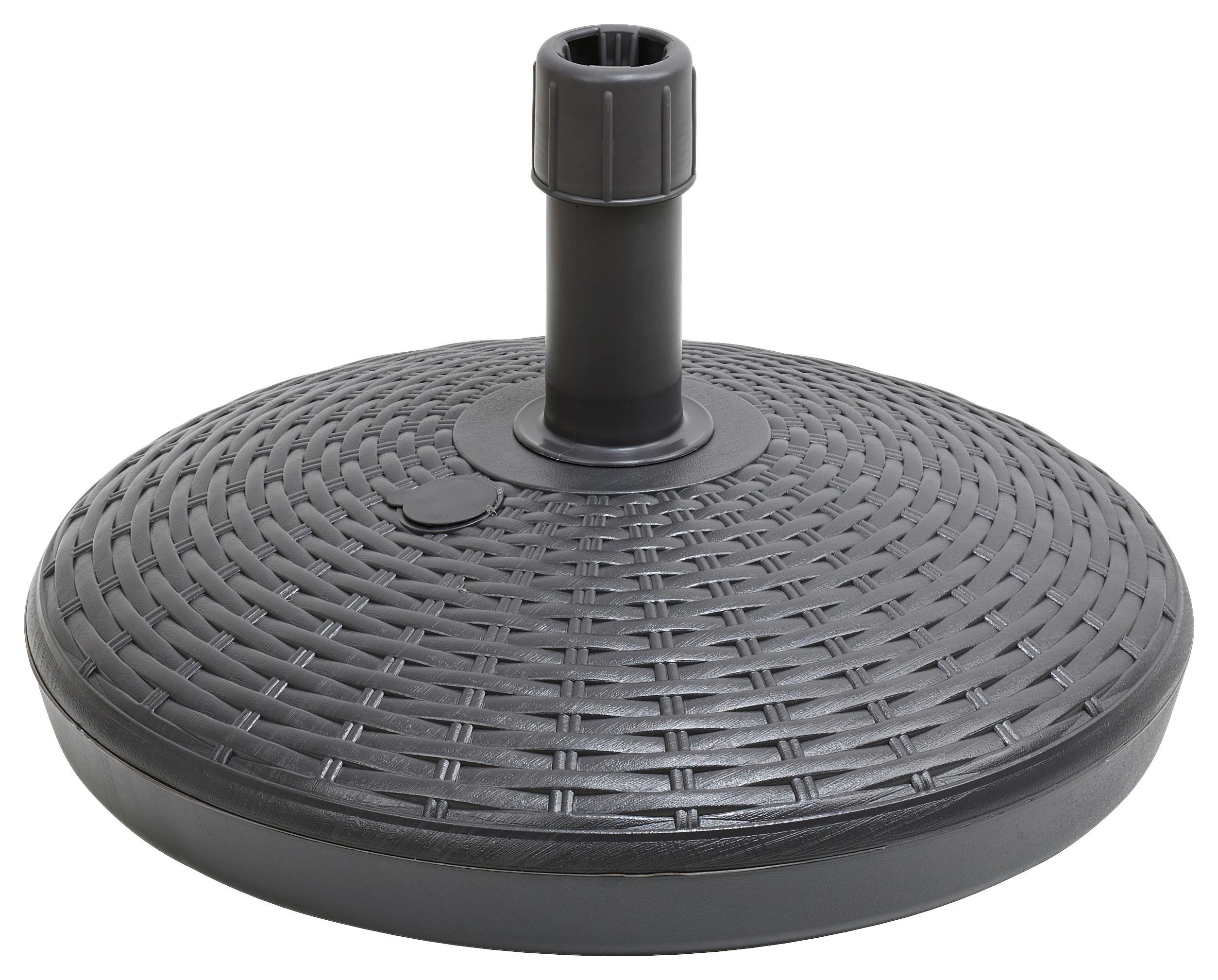 Napernyőtalp Base Rattan - antracit, Basics, műanyag (45/15cm)
