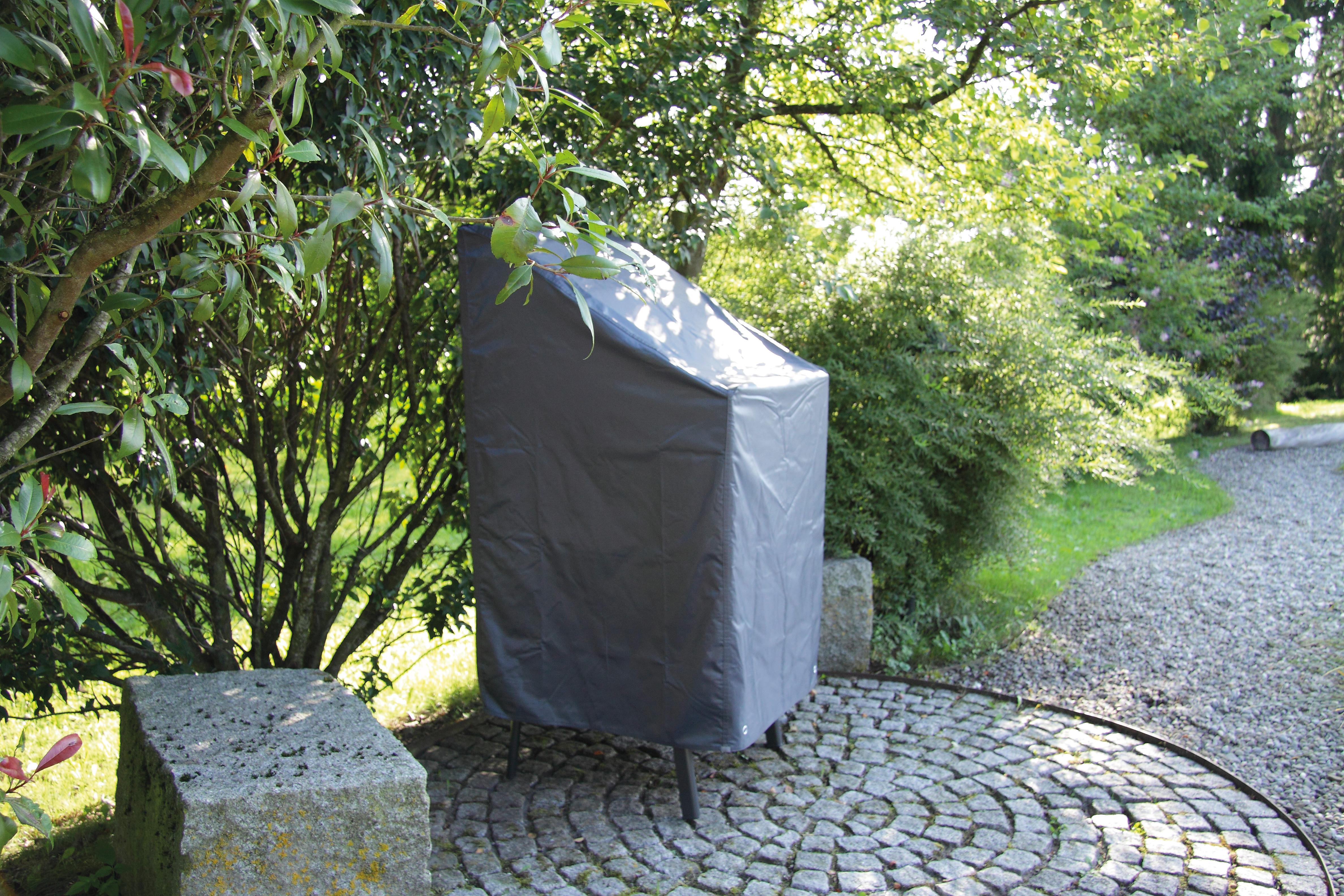 Schutzhülle für Gartenstühle 66x66x80/120 cm Anthrazit - Anthrazit, Basics, Textil (66/80/120/66cm)
