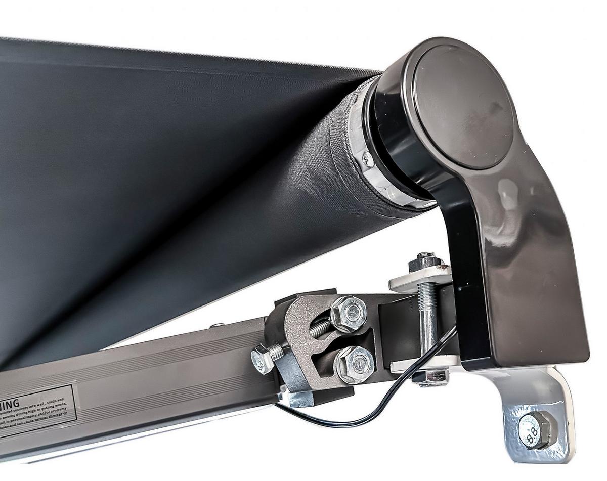 MARKISE ELEKTR. MARKISE 495X300 ANTHR. - Dunkelgrau/Anthrazit, MODERN, Kunststoff/Metall (300/20/495cm) - Gardenson