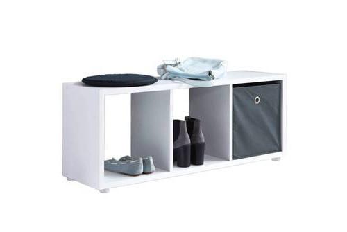 Standregal Nizza Typ 12 - Silberfarben/Weiß, MODERN, Holzwerkstoff (37,5/108,5/33cm) - MID.YOU