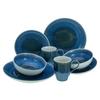Kombiservice Caldera Keramik, 2 Personen Geschirr Set, Blau - Blau, Basics, Keramik - Creatable
