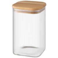 Üveg Ételtároló Zara Kb. 1 Liter - natúr színű/fehér, Konventionell, műanyag/üveg (10/10/15,5cm) - James Wood
