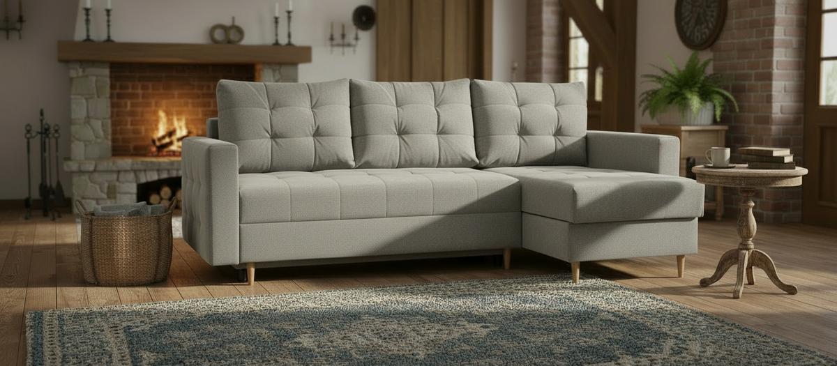 Ecksofa Asti Hellgrau B: 232 cm - Hellgrau, Design, Textil (232/141cm) - MID.YOU