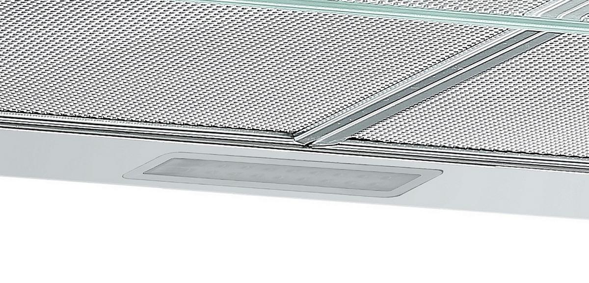 Dusntabzugshaube Respekta Schwarz/Edelstahl B: 60 cm Led - Edelstahlfarben/Schwarz, Trend, Glas/Metall (60/13/50,3cm) - Respekta