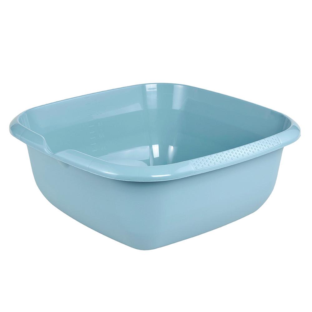 Waschschüssel Björk 13 L Nordic Blue, 38x38x15 cm - Blau, Basics, Kunststoff (38/38/15cm)
