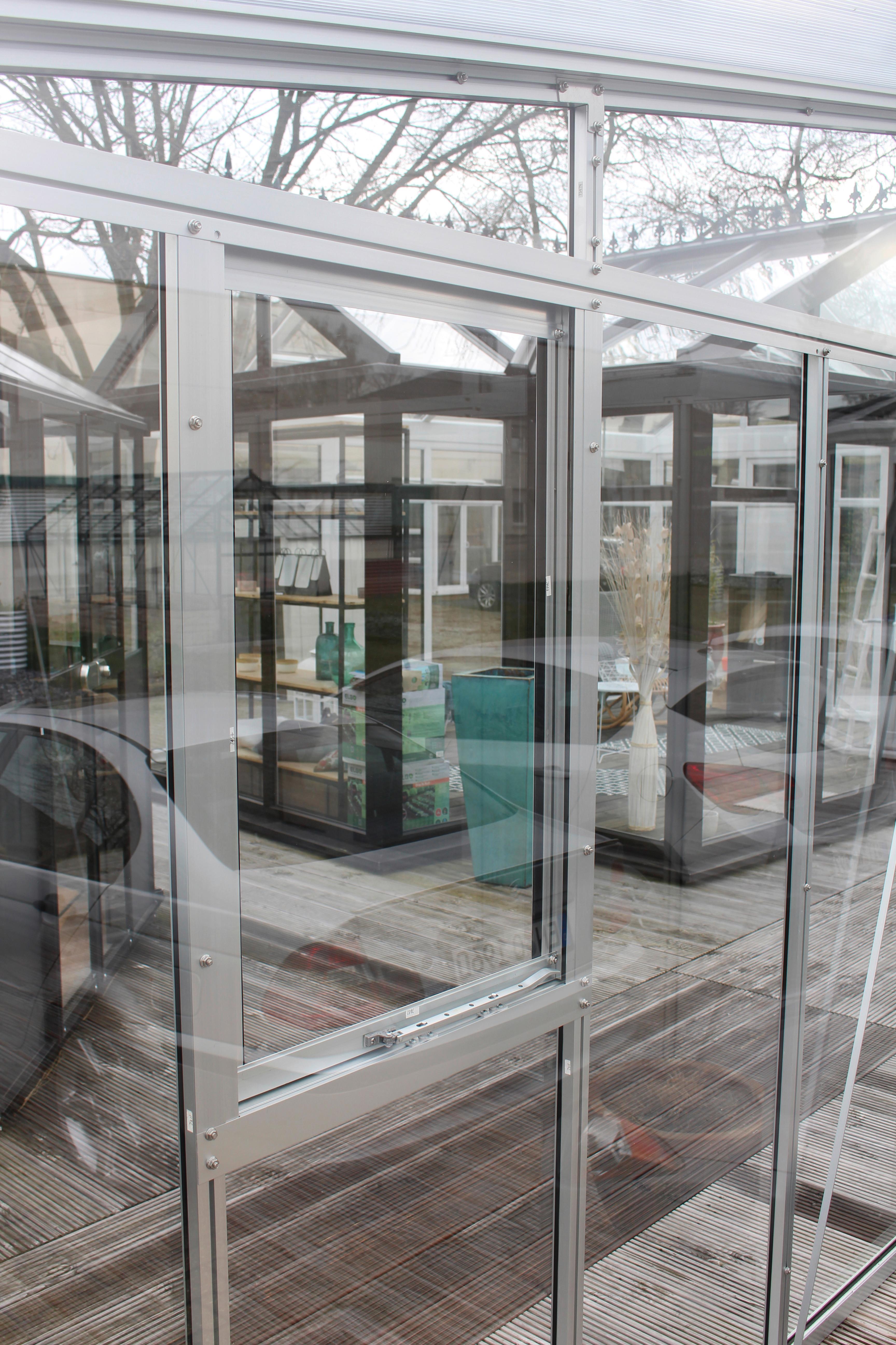 Seitenfensterrahmen aus ESG-Glas