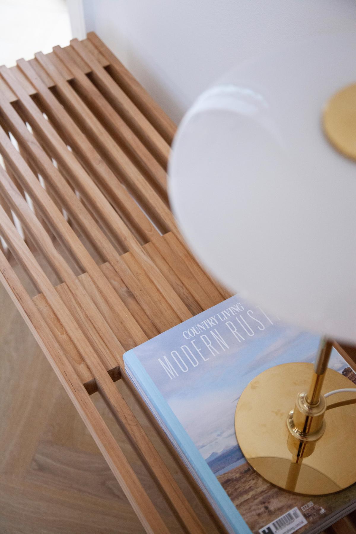 Sitzbank Teakfarben Rib Bxhxt: 104x43x35 Cm - Teakfarben, KONVENTIONELL, Holz (104/43/35cm) - MID.YOU