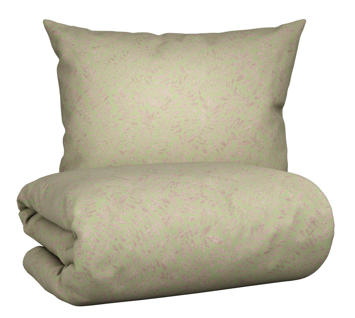 Povlečení Lorita, 70/90 140/200cm - zelená, textil (140/200cm) - Modern Living