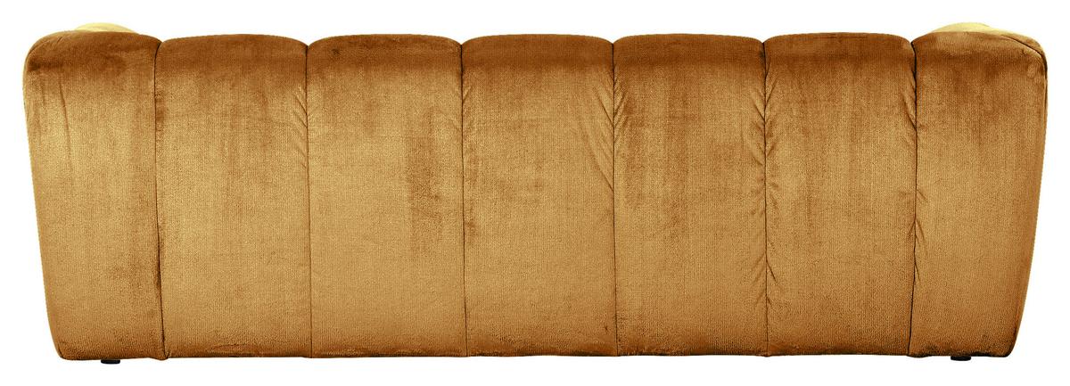 Bigsofa Sabea Orange B: 220 Cm - Schwarz/Orange, KONVENTIONELL, Textil (220/67/106cm) - MID.YOU