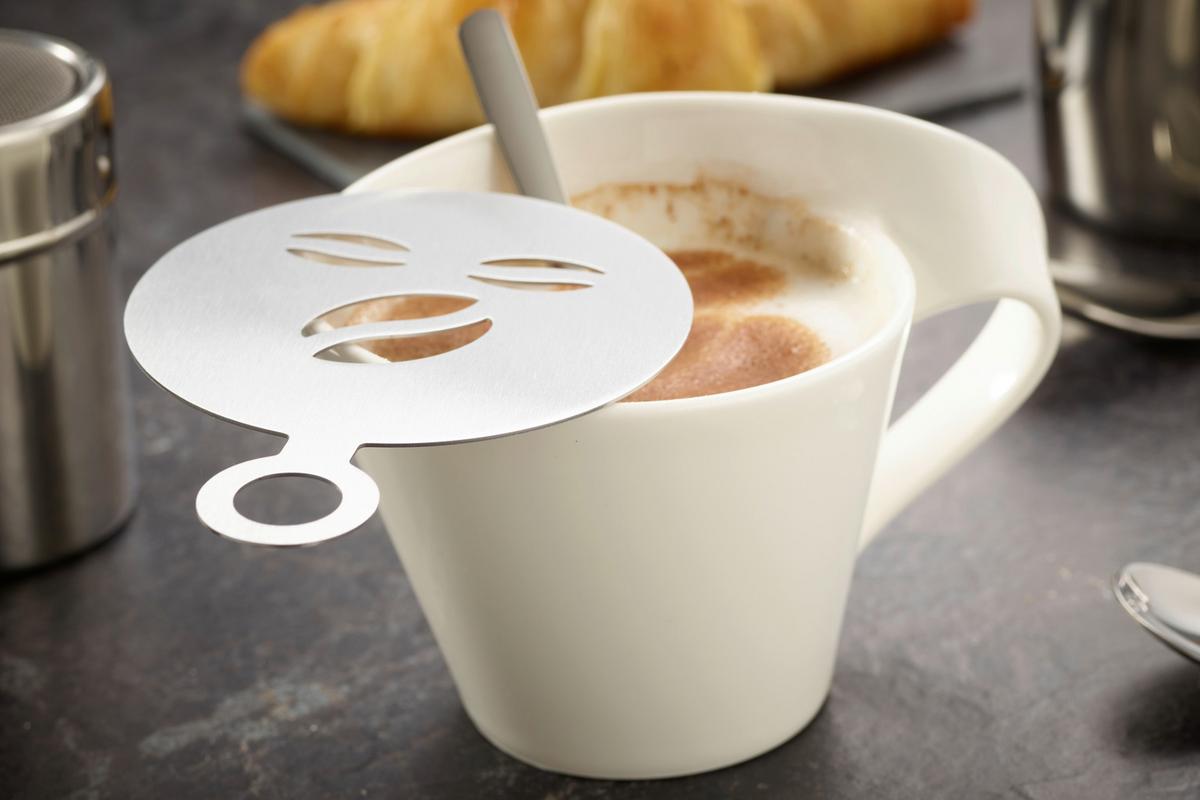Kaffeeset Echtwerk Kaffeezubehör-Set - Silberfarben, Design, Metall (10,5cm) - Echtwerk