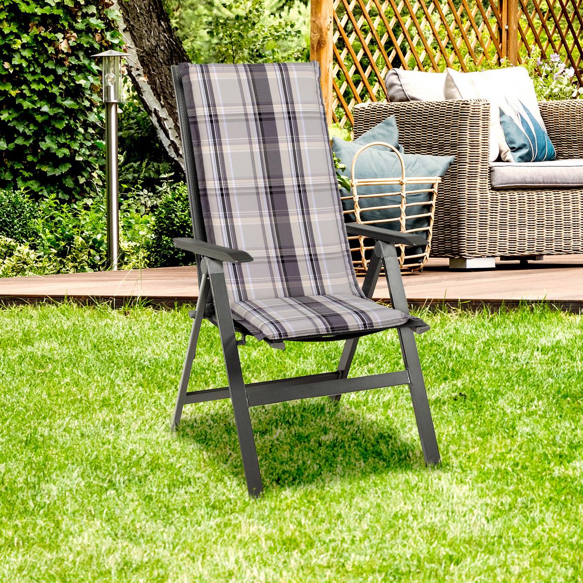 Hochlehner Auflage Atika 120x52x8cm Beige - Beige, Basics, Textil (120/52/8cm) - Gardenson