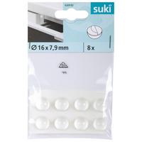 Ajtóütköző 16mm, 8db - (1,6/0,78cm) - Suki