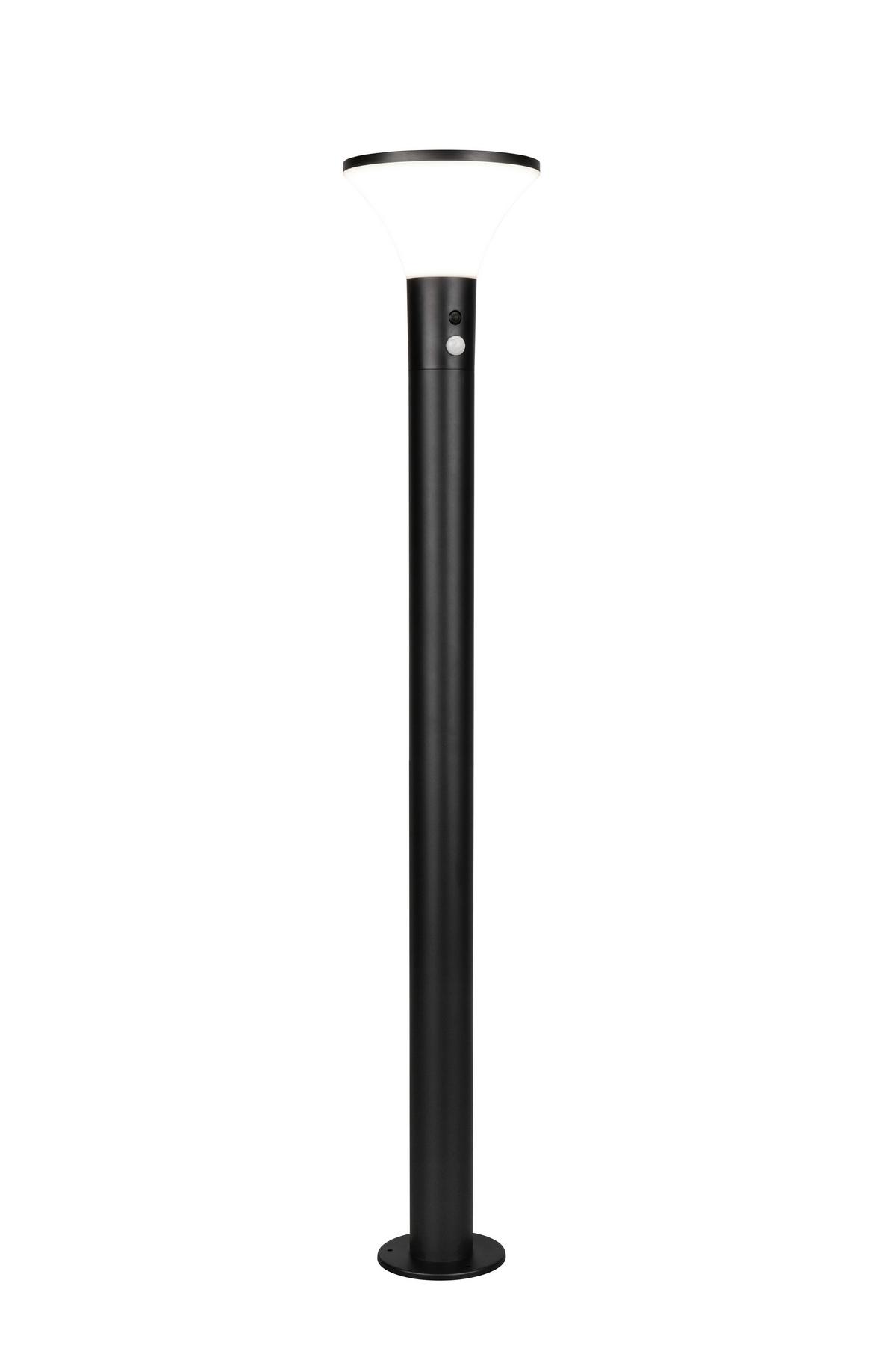 WEGELEUCHTE Solarbetrieb, 4000K, kaltweiß - Schwarz, Design, Metall (17,5/100cm)
