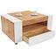 Couchtisch Holz mit Ablagefach +Lade Toronto, Eichendekor - Eichefarben/Weiß, MODERN, Holzwerkstoff (110/48,3/75cm) - Ombra Couchtisch Holz mit Ablagefach +Lade Toronto, Eichendekor - Eichefarben/Weiß, MODERN, Holzwerkstoff (110/48,3/75cm) - Ombra