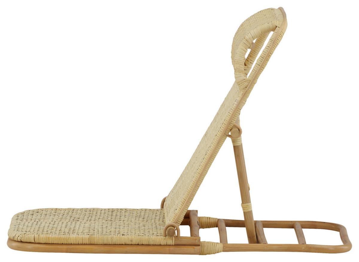 Strandsessel Ellie - Braun, KONVENTIONELL, Holz (45/65/90cm) - Gardenson