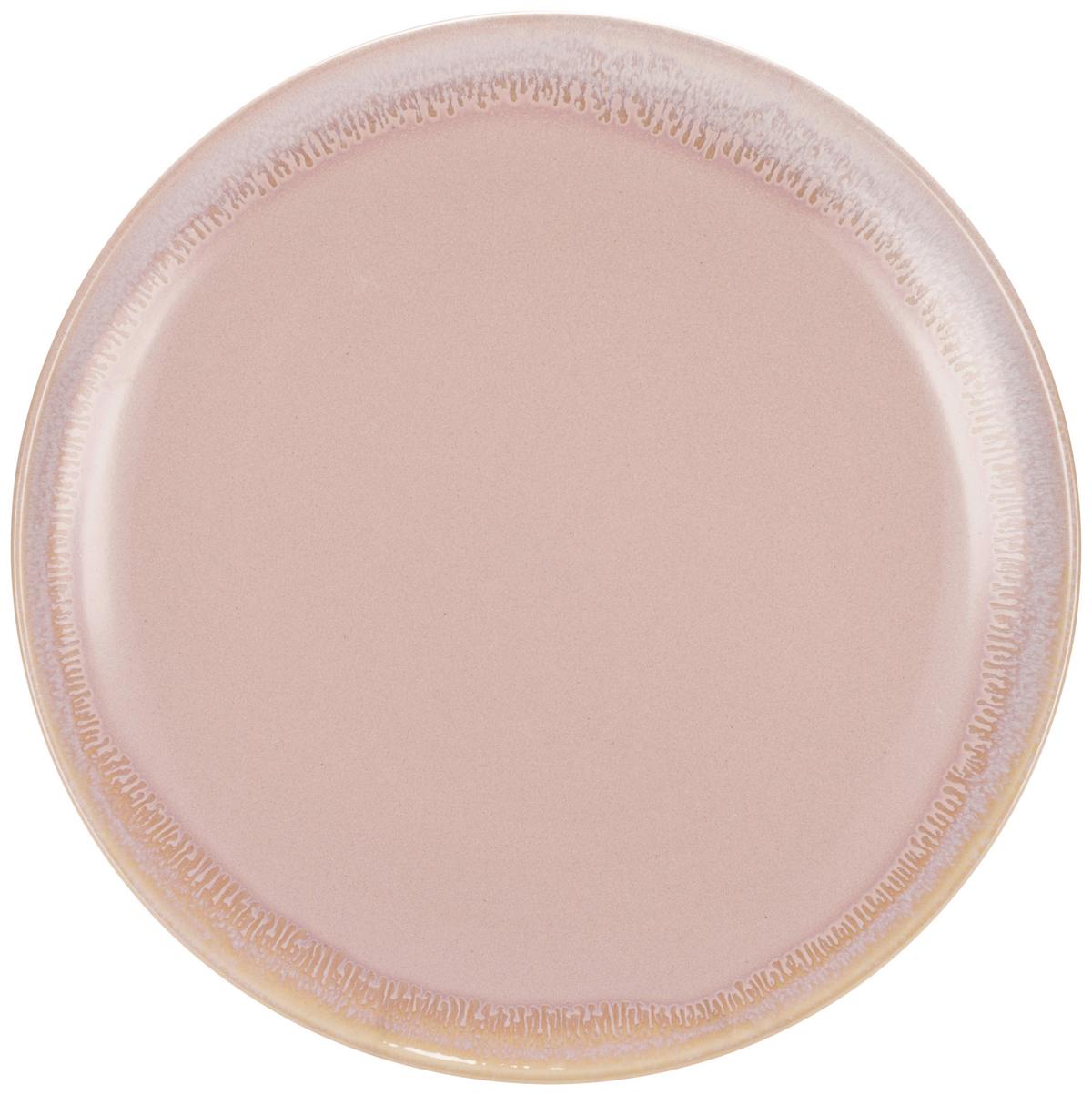 Lapostányér Christina - rózsaszín, Basics, kerámia (26cm) - James Wood