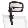 Kopfstütze für Bürostuhl Aspen Schwarz Aufsteckbar - Schwarz, Basics, Kunststoff/Textil (29/33/10cm) - MID.YOU