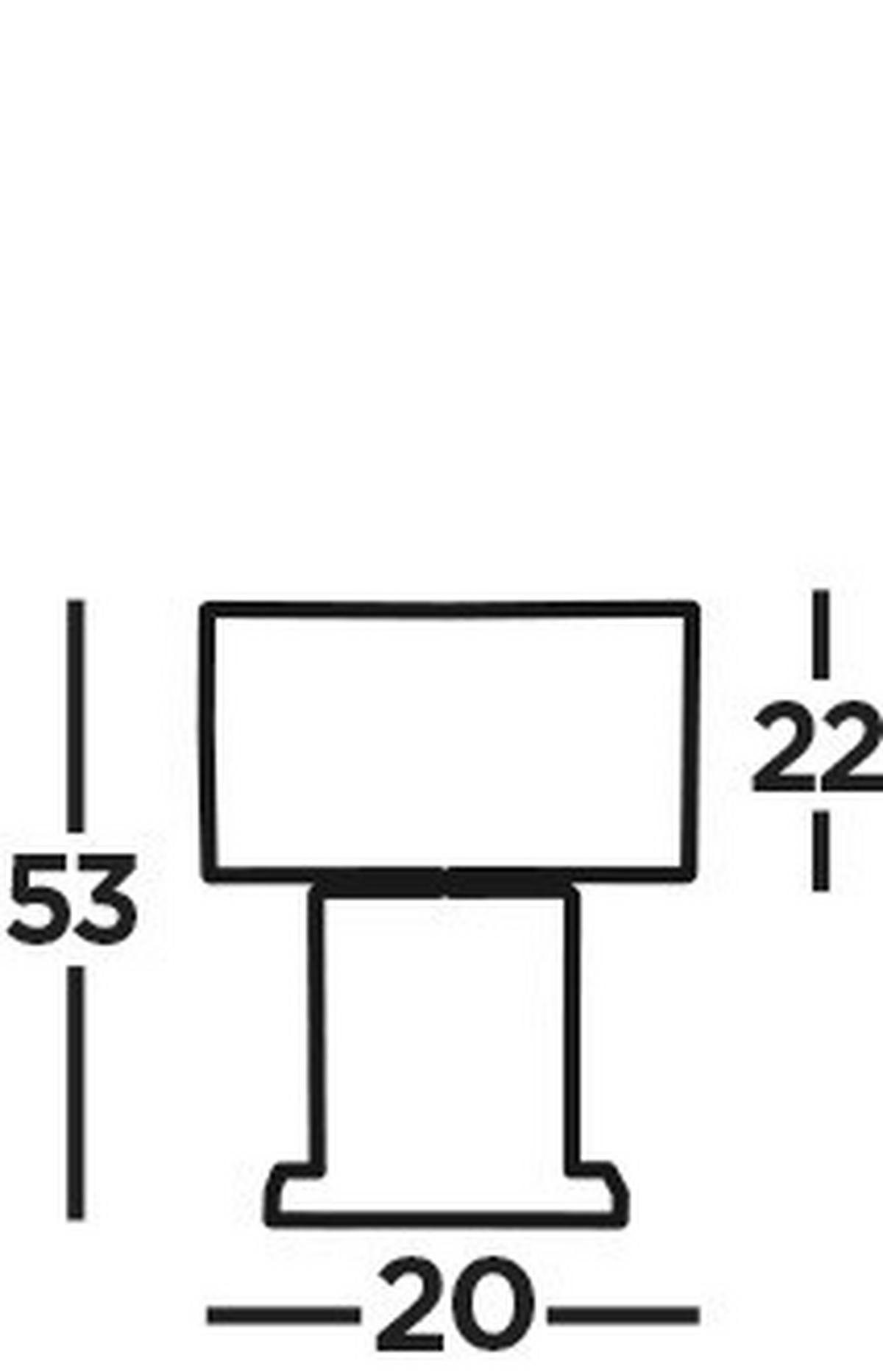 Tischleuchte Eu54210sb Clarendon - Messingfarben/Weiß, KONVENTIONELL, Glas/Kunststoff (40/53/20cm)