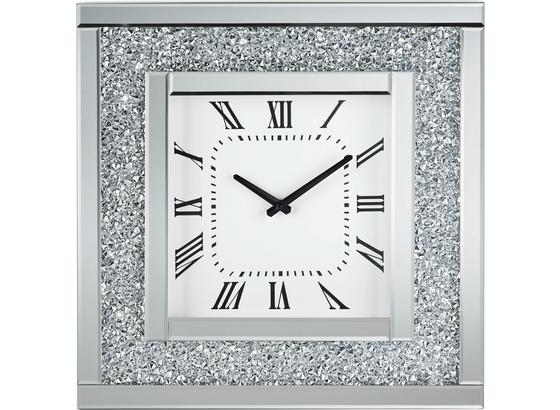 Nástěnné Hodiny Diamant - barvy stříbra, Moderní, dřevo/kompozitní dřevo (51/51/5cm) - Mömax modern living Nástěnné Hodiny Diamant - barvy stříbra, Moderní, dřevo/kompozitní dřevo (51/51/5cm) - Mömax modern living