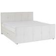 Boxspringbett mit Topper Mit Bettkasten 180x200 cm Medino - Beige, KONVENTIONELL, Holz/Holzwerkstoff (180/200cm) - Luca Bessoni