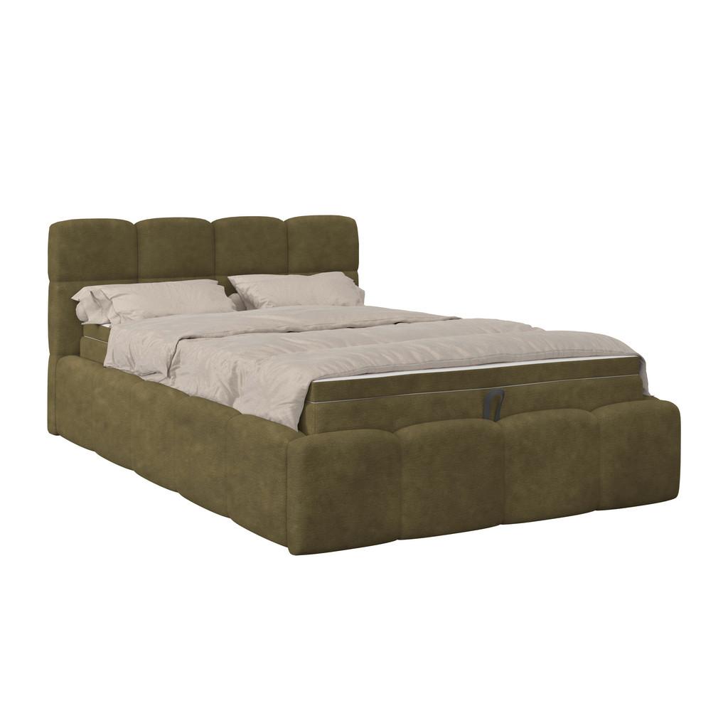 Polsterbett Noe Grün 120x200 cm