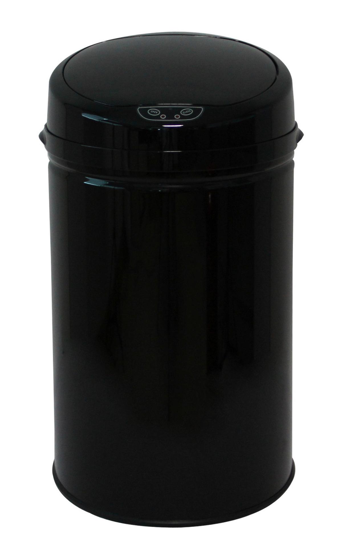 Odpadkový koš IR SENSOR - INOX BLACK - 30L - čierna, Trend, kov/plast (31/31/61,5cm) - Echtwerk