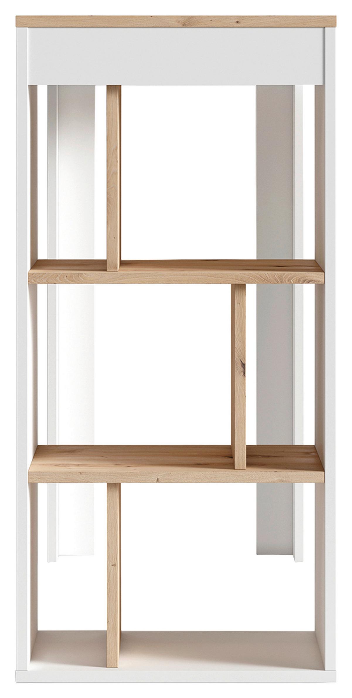 Bartisch Moby B: 110cm Eiche Artisan - Weiß/Eiche Artisan, MODERN, Holzwerkstoff (110/50/104cm) - MID.YOU